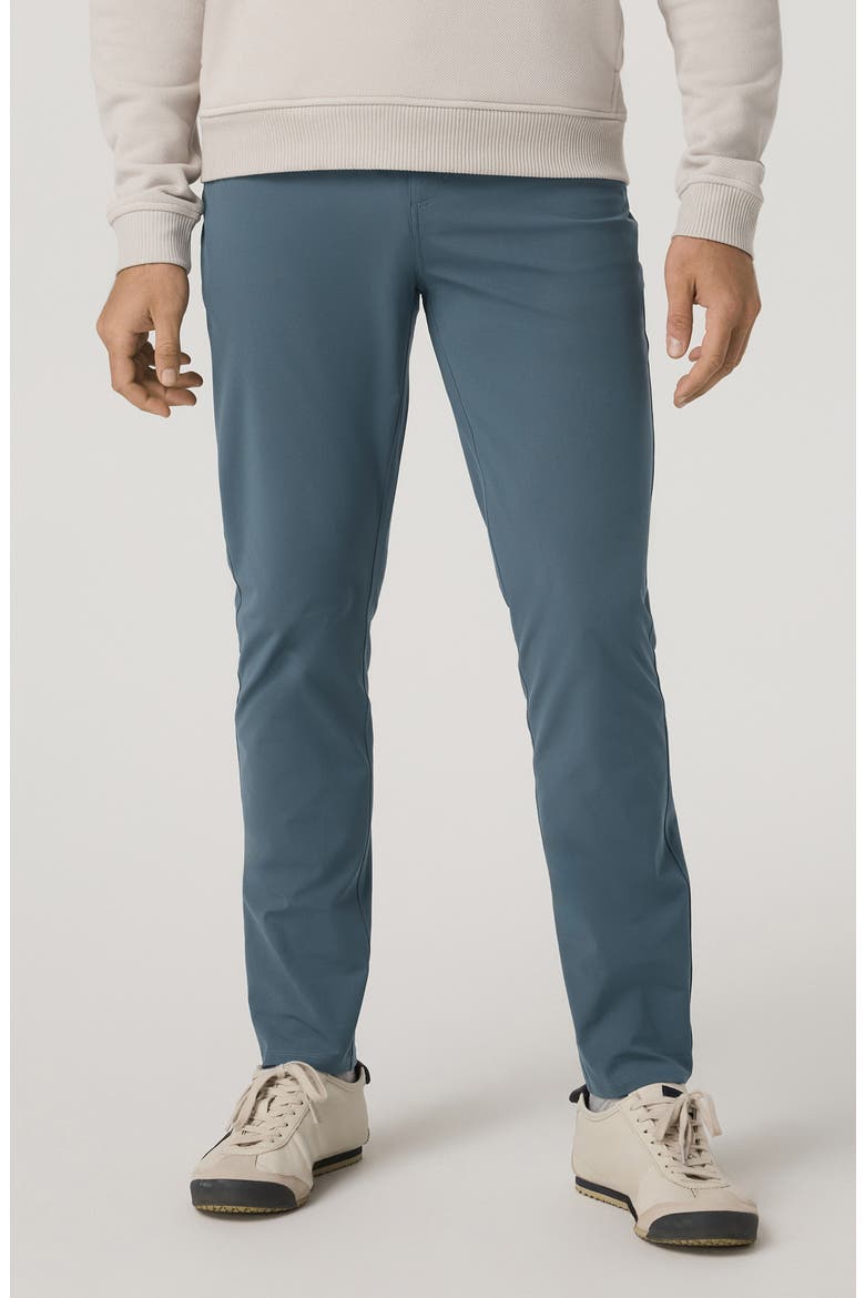 Meta Athletic Slim Pants, Main, color, BLUE SEA