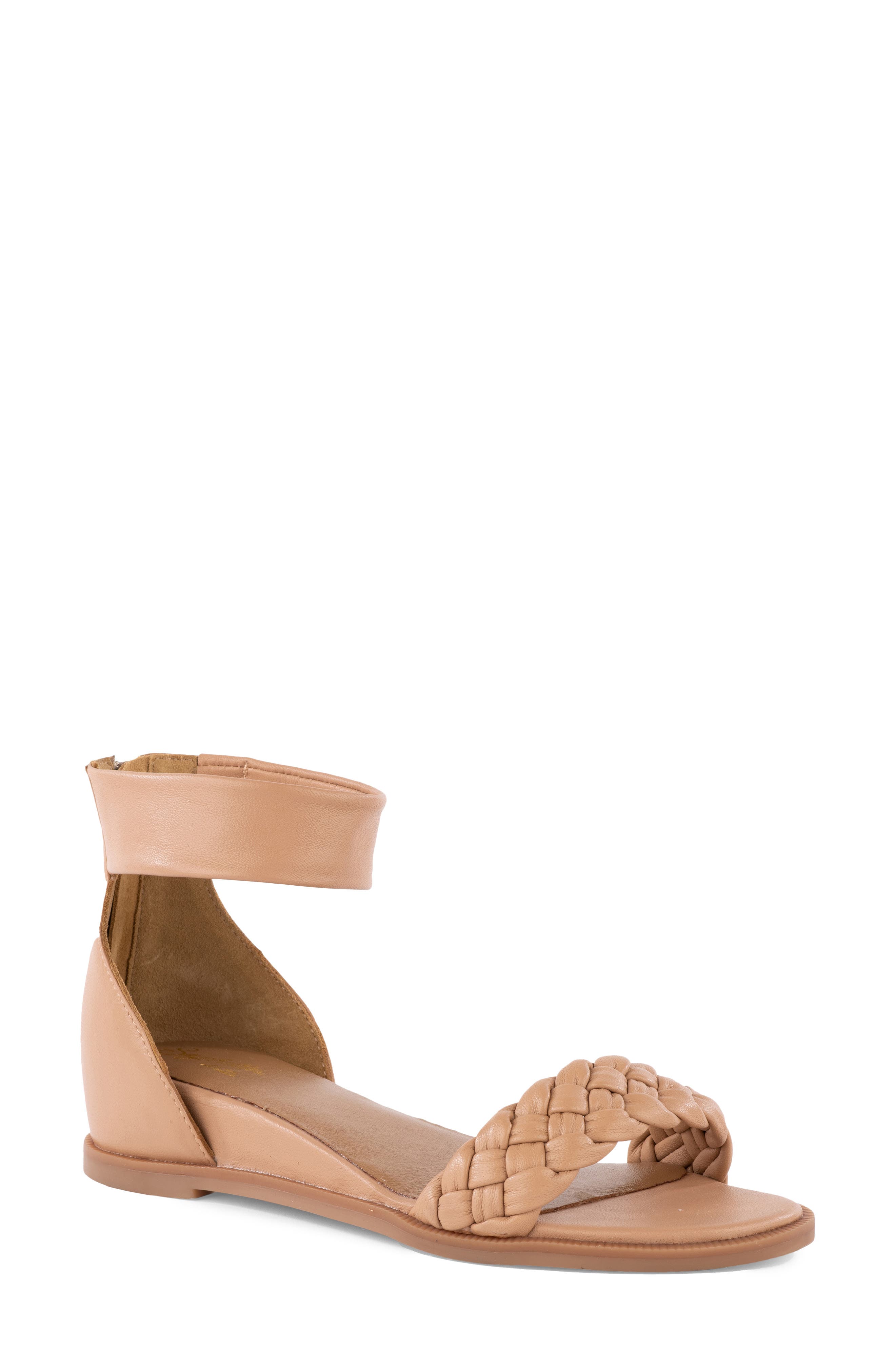 Seychelles Skipper Ankle Strap Sandal, Main, color, Peach