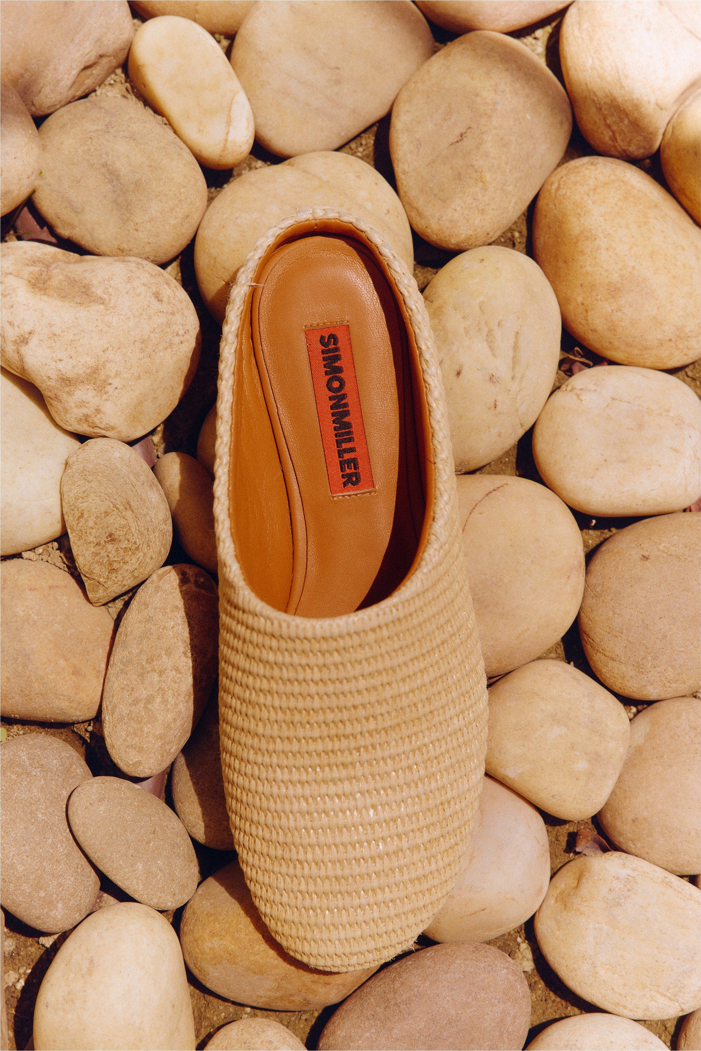 SIMONMILLER Raffia Riad Slipper, Alternate, color, Natural