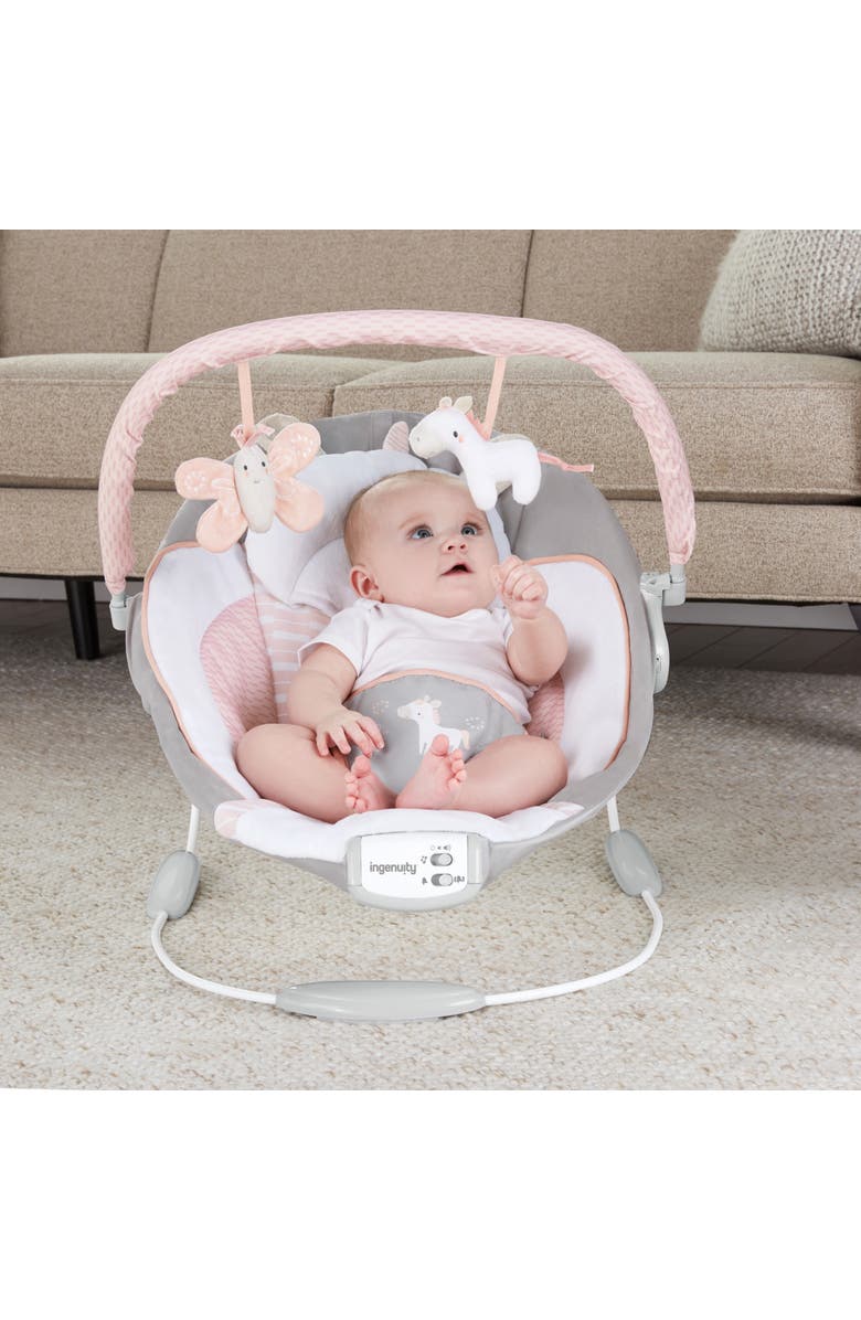 INGENUITY Soothing Baby Bouncer with Vibrating Infant Seat, Alternate, color, Pink