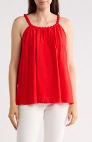 PATRIZIA LUCA Beaded Balloon Top