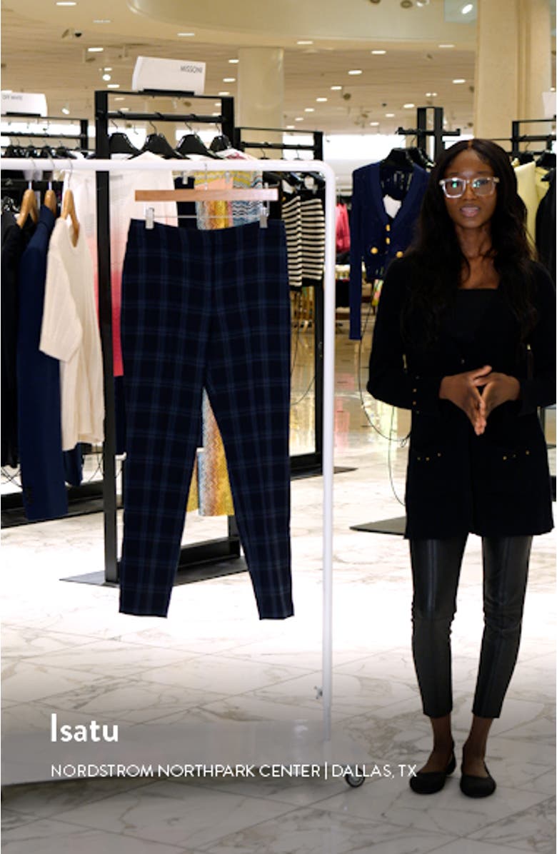 Plaid Straight Leg Pants, sales video thumbnail