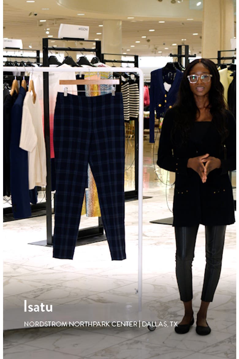 Plaid Straight Leg Pants video