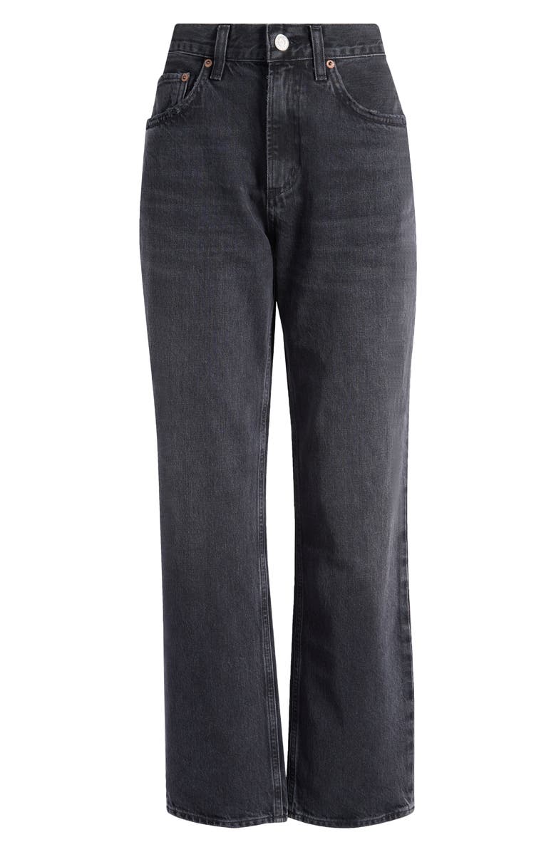 AGOLDE Valen High Waist Organic Cotton Ankle Straight Leg Jeans, Alternate, color, 