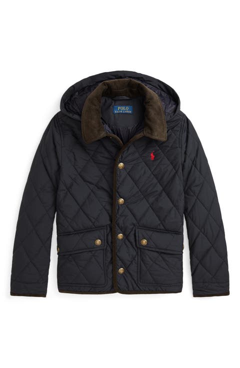 Kids' Quilted Hooded Barn Jacket (Big Kid)