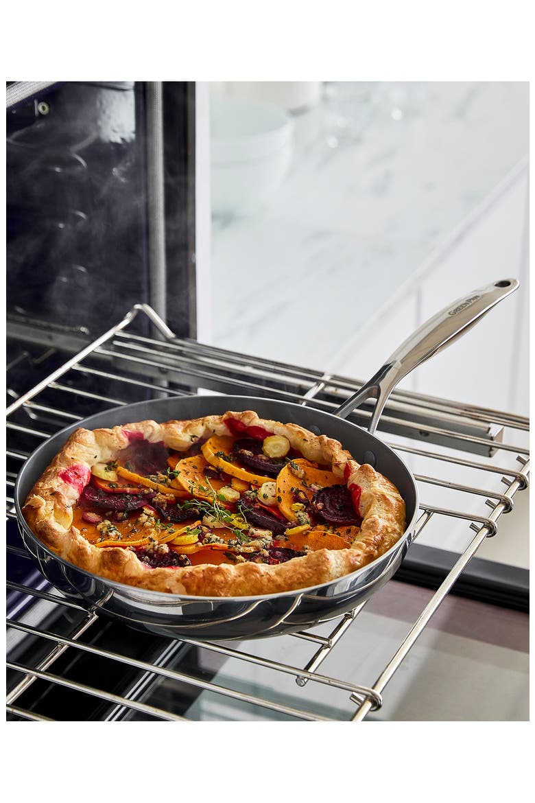 Valencia Pro Stainless Steel Nonstick 8-Inch & 10-Inch Fry Pan Set, Alternate, color, STAINLESS STEEL