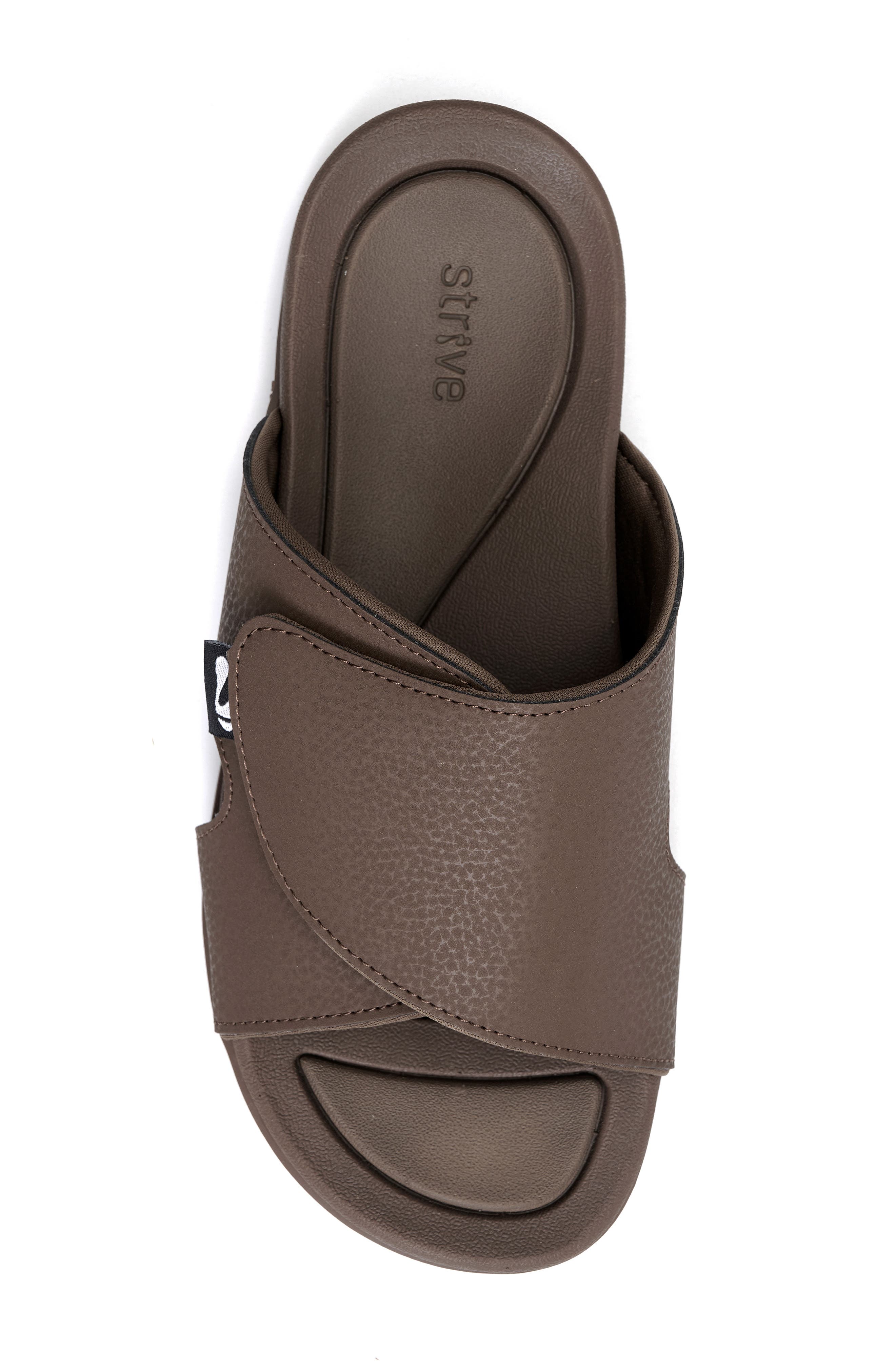 Dune Slide Sandal, Alternate, color, CHOCOLATE