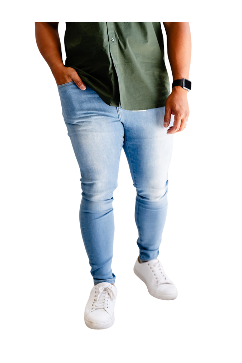 Skinny Blue Fade Jeans, Main, color, Blue Fade