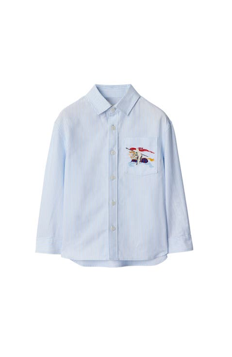 Striped Cotton Oxford Shirt