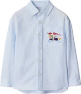 Burberry Striped Cotton Oxford Shirt