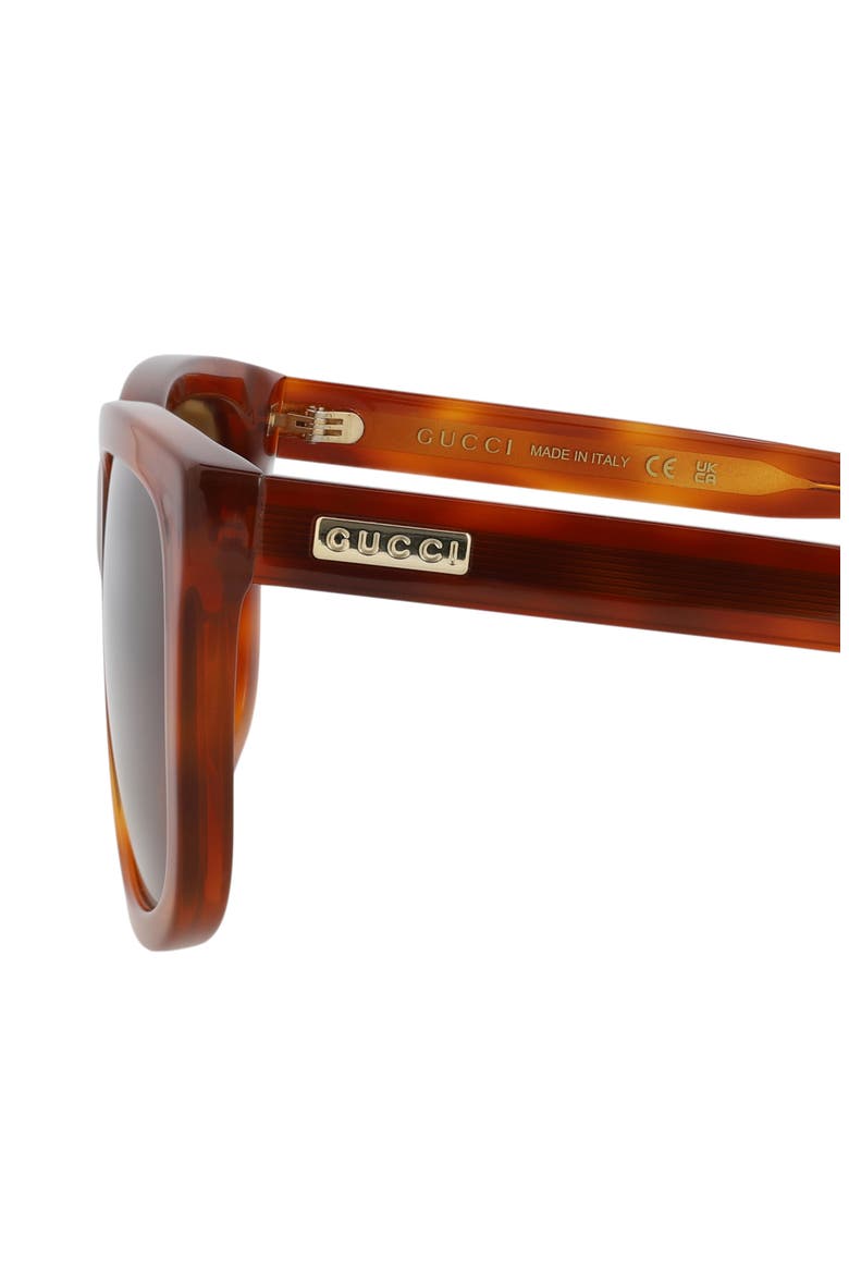 55mm Square Sunglasses, Alternate, color, HAVANA HAVANA BROWN