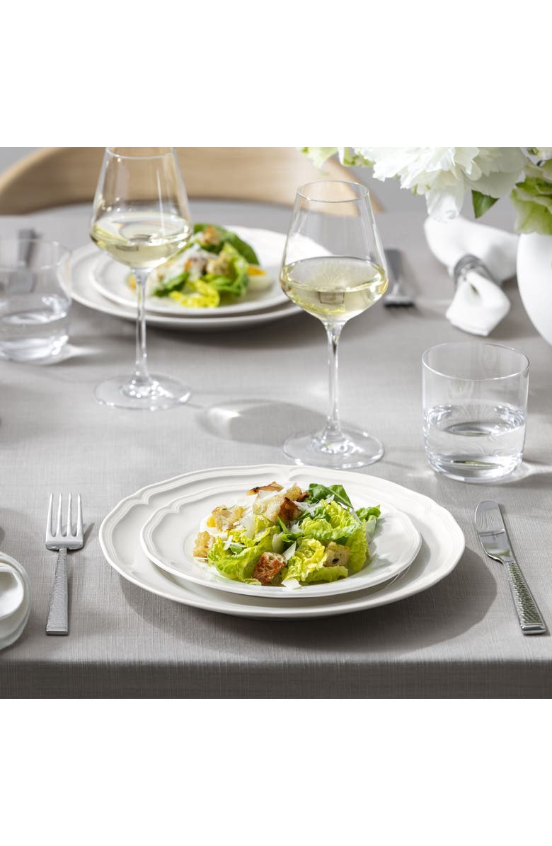 Villeroy & Boch Manoir Dinner Plate Set of 6, Alternate, color, White