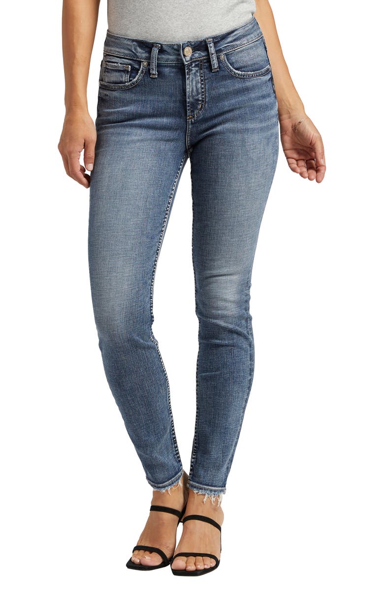 Silver Jeans Co. Suki Skinny Jeans, Main, color, Indigo