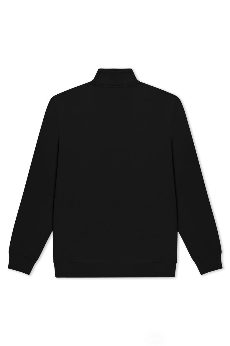 Womens Heartly Ghost Quarter Zip Pullover, Alternate, color, Black