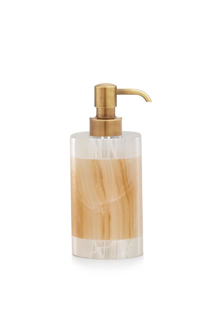 Onix Pump Dispenser, Main, color, BEIGE-Bur Brs