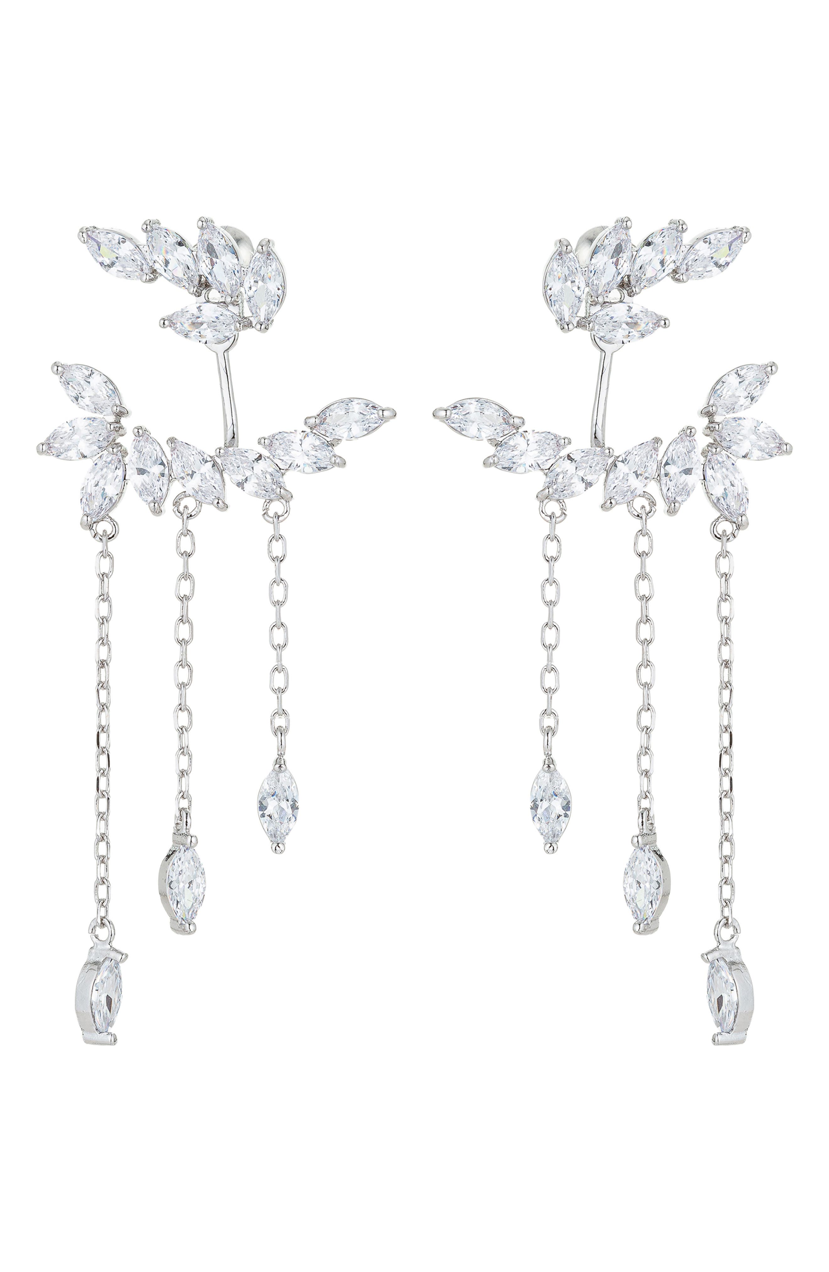 EYE CANDY LOS ANGELES Roxy Crystal Drop Earrings