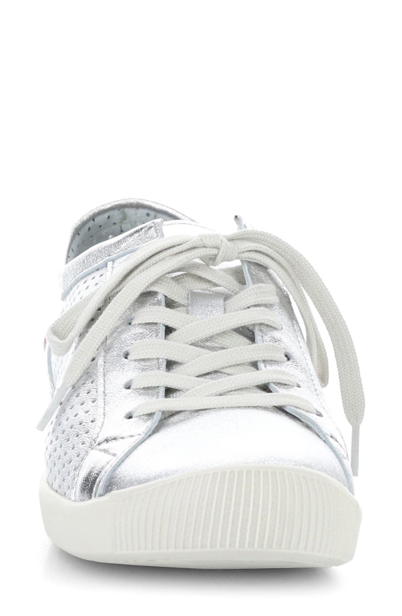 Softinos by Fly London Ica Sneaker, Alternate, color, 043 Silver