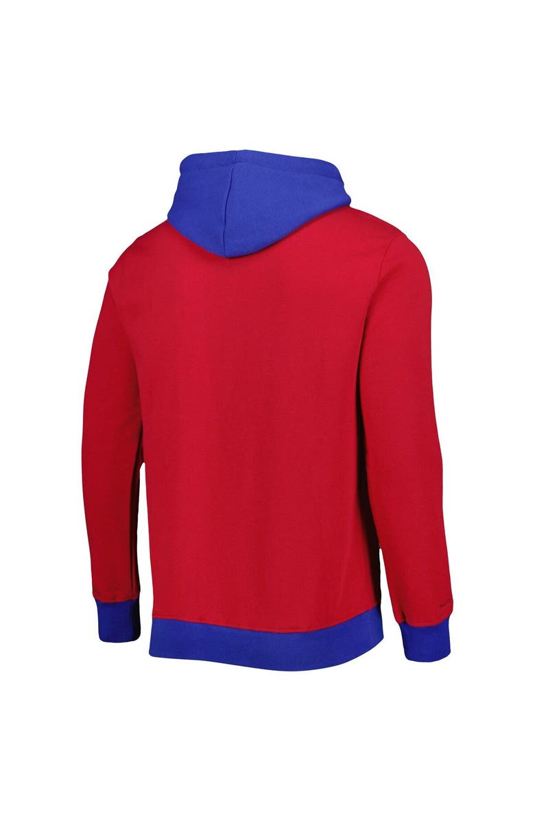 Mitchell & Ness Men's Mitchell & Ness Red Buffalo Bills Big Face 5.0 Pullover Hoodie, Alternate, color, Red