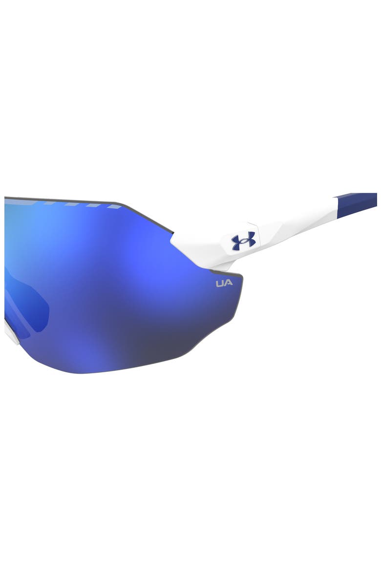 Halftime 99mm Shield Sport Sunglasses, Alternate, color, MATTE WHITE BLUE