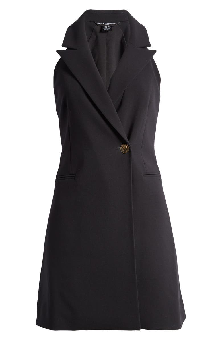 French Connection Whisper Sleeveless Blazer Minidress, Alternate, color,