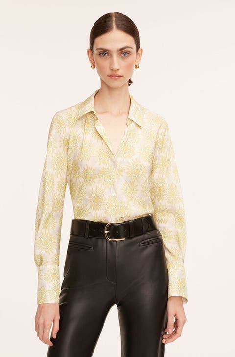 Marchesa Ruched deals Long Sleeve Blouse Baum und Pferdgarten