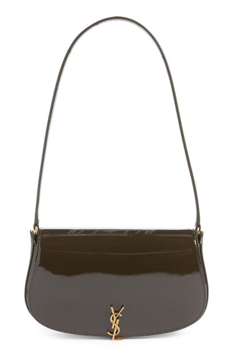 Mini Voltaire Patent Leather Shoulder Bag