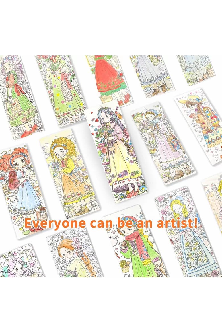 Watercolor Painting Art Kit, Fairytale Princess, Tin Box, Kids 6+, Alternate, color, Multicolored