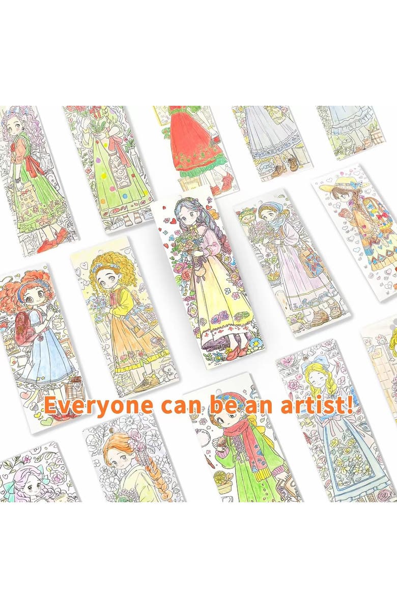 COIPLAY Watercolor Painting Art Kit, Fairytale Princess, Tin Box, Kids 6+, Alternate, color, Multicolored