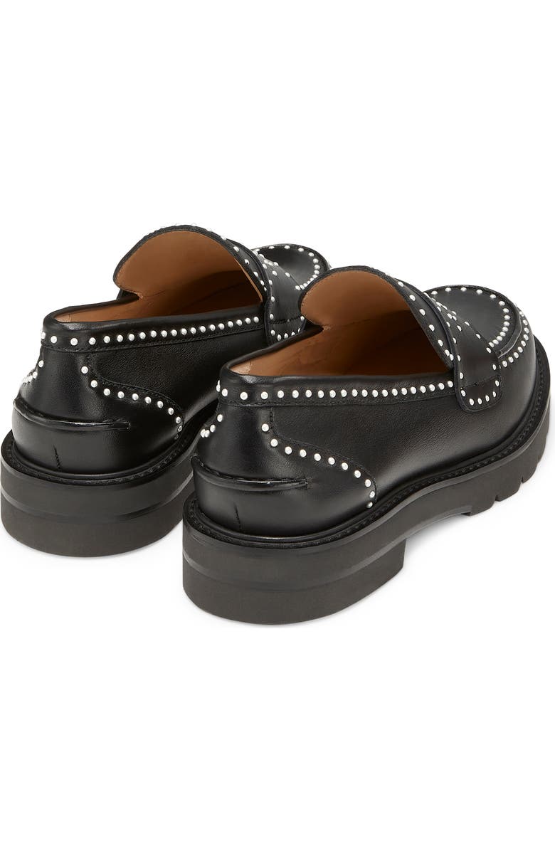 Stuart Weitzman Parker Lift Mini Imitation Pearl Loafer, Alternate, color,