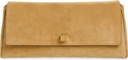 Khaite Audrey Suede Clutch