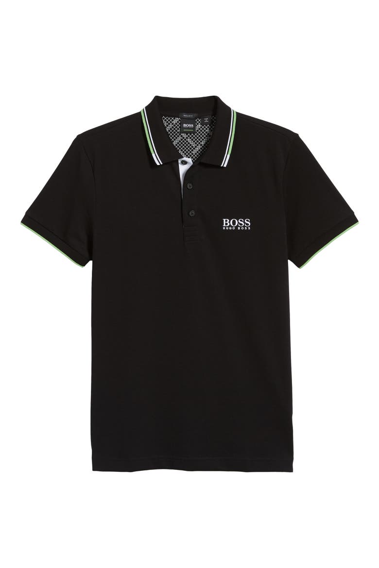 Paddy Regular Fit Polo, Alternate, color, BLACK