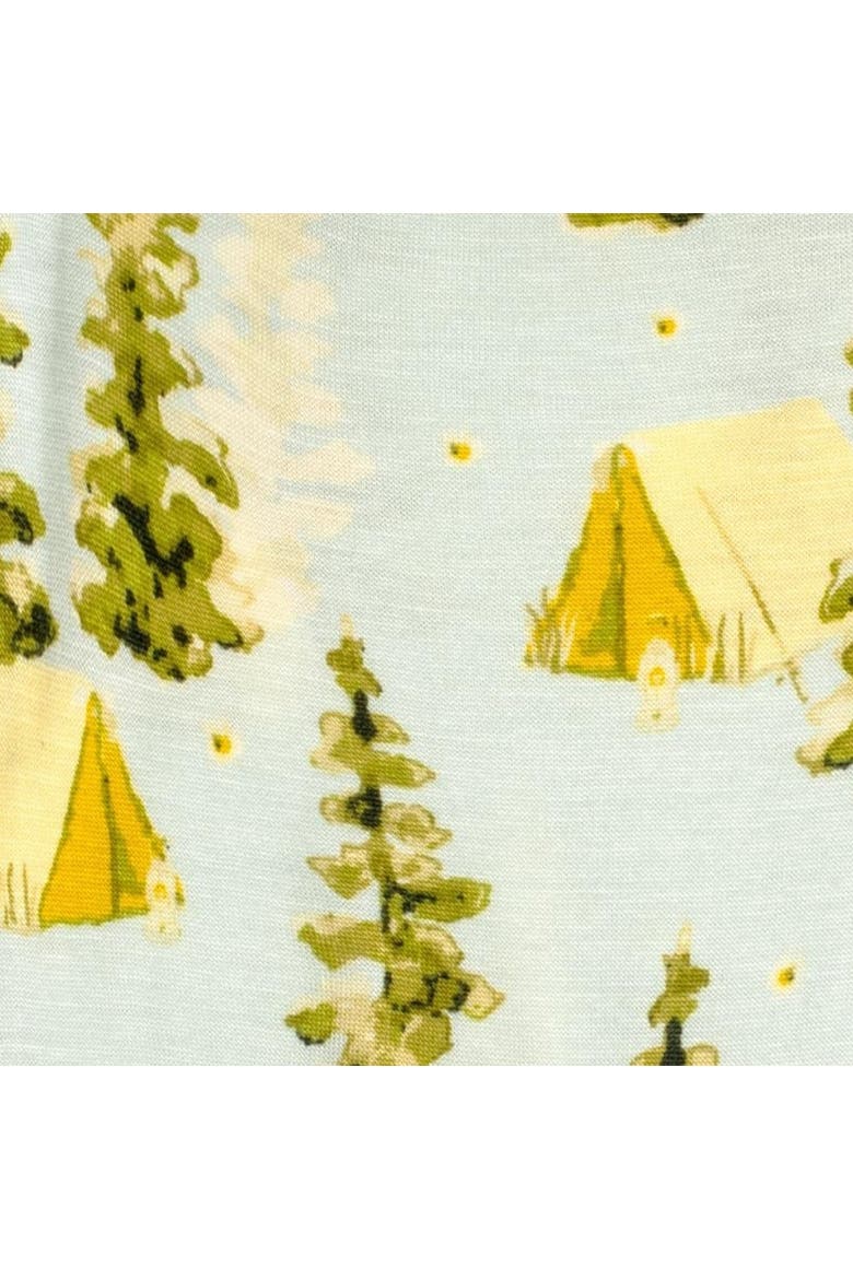Zipper Pajama, Alternate, color, Camping