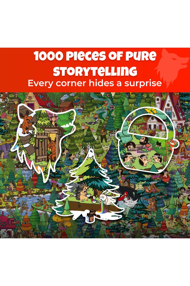 1000 Piece Fairy Tale Jigsaw Puzzle for Adults, Alternate, color, Lrrh