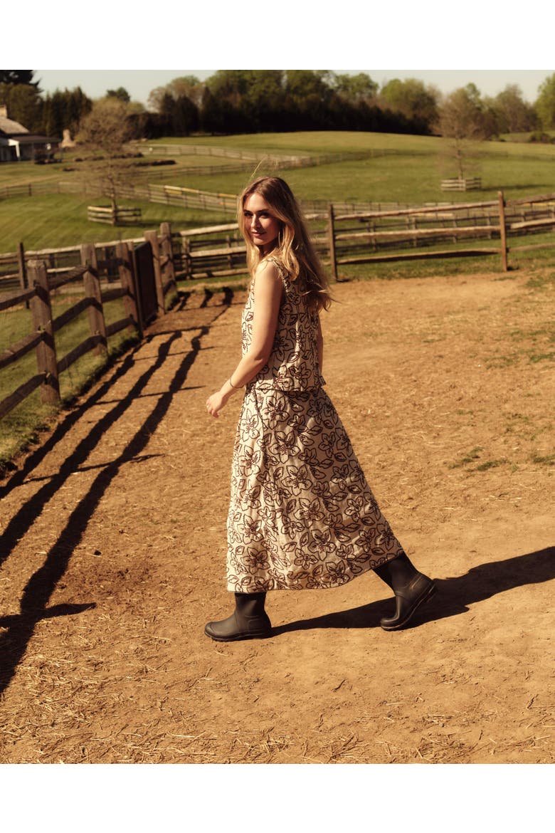 Bea Embroidered Midi Skirt, Alternate, color, Field Floral Embroidery