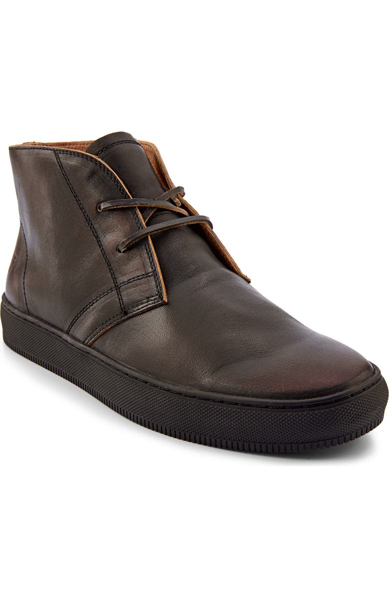 Frye Astor Chukka Sneaker, Main, color, Black