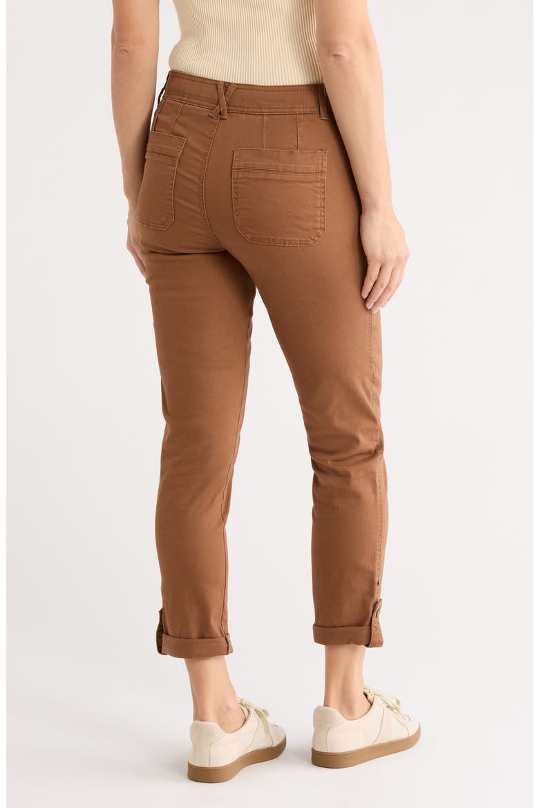 AB Solution High Rise Pocket Jeans, Alternate, color, RAW UMBER