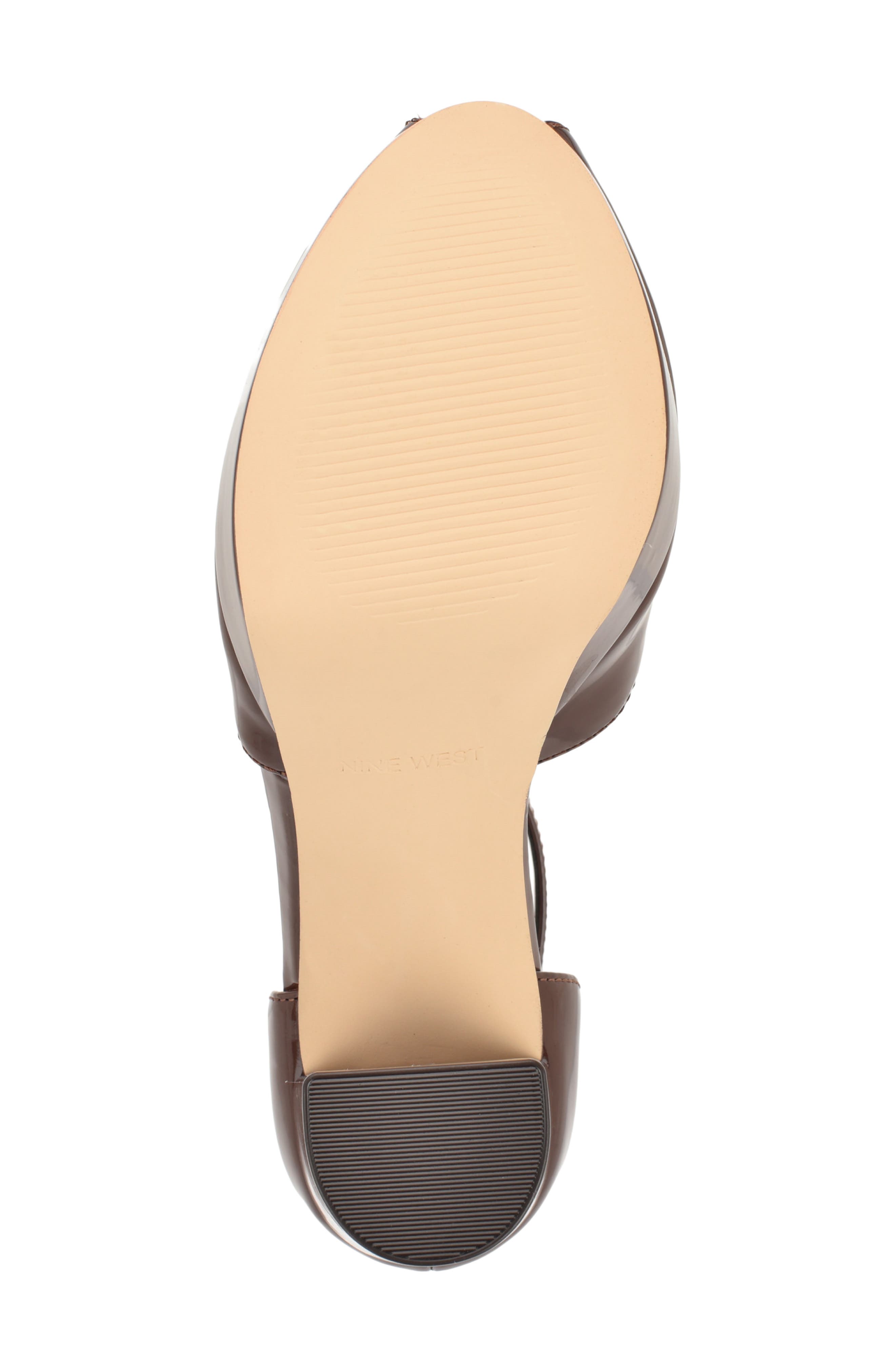 Keela Platform Ankle Strap Pump, Alternate, color, BROWN
