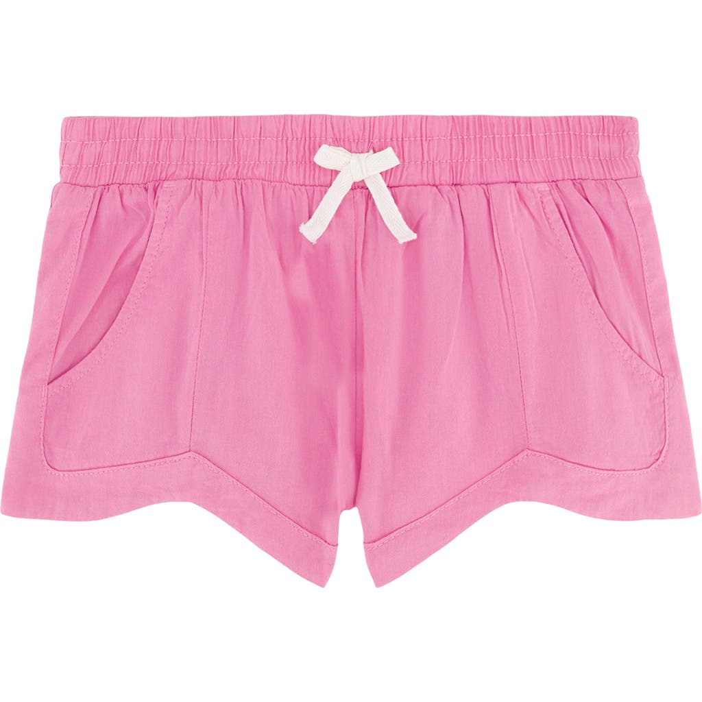 Shop Billabong Kids' Mad For You Drawstring Shorts In Fuchsia Pink