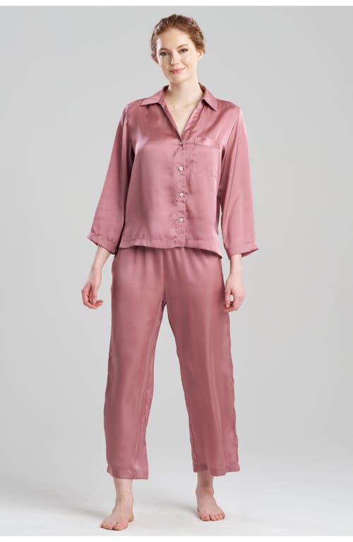 Natori Ashley Icon Notch Pj Set In Pink