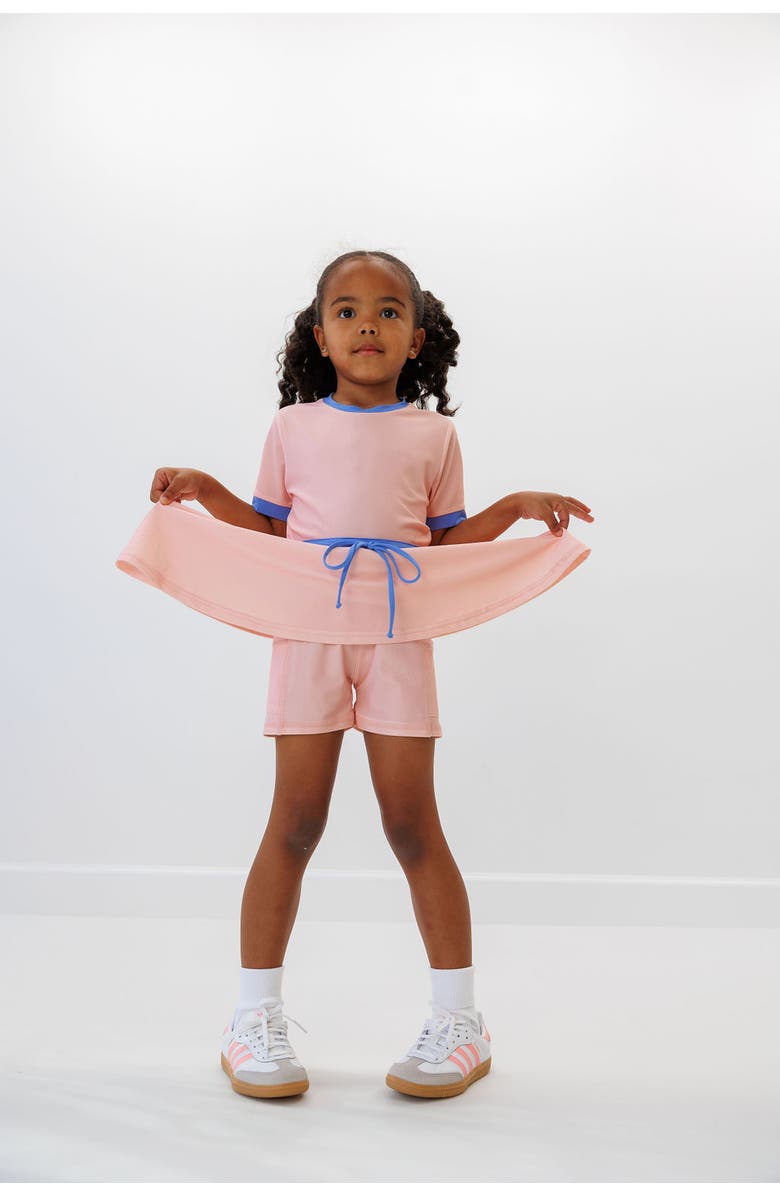 Courtside Kids Girls Tennis Skort Dress, Alternate, color, Pink