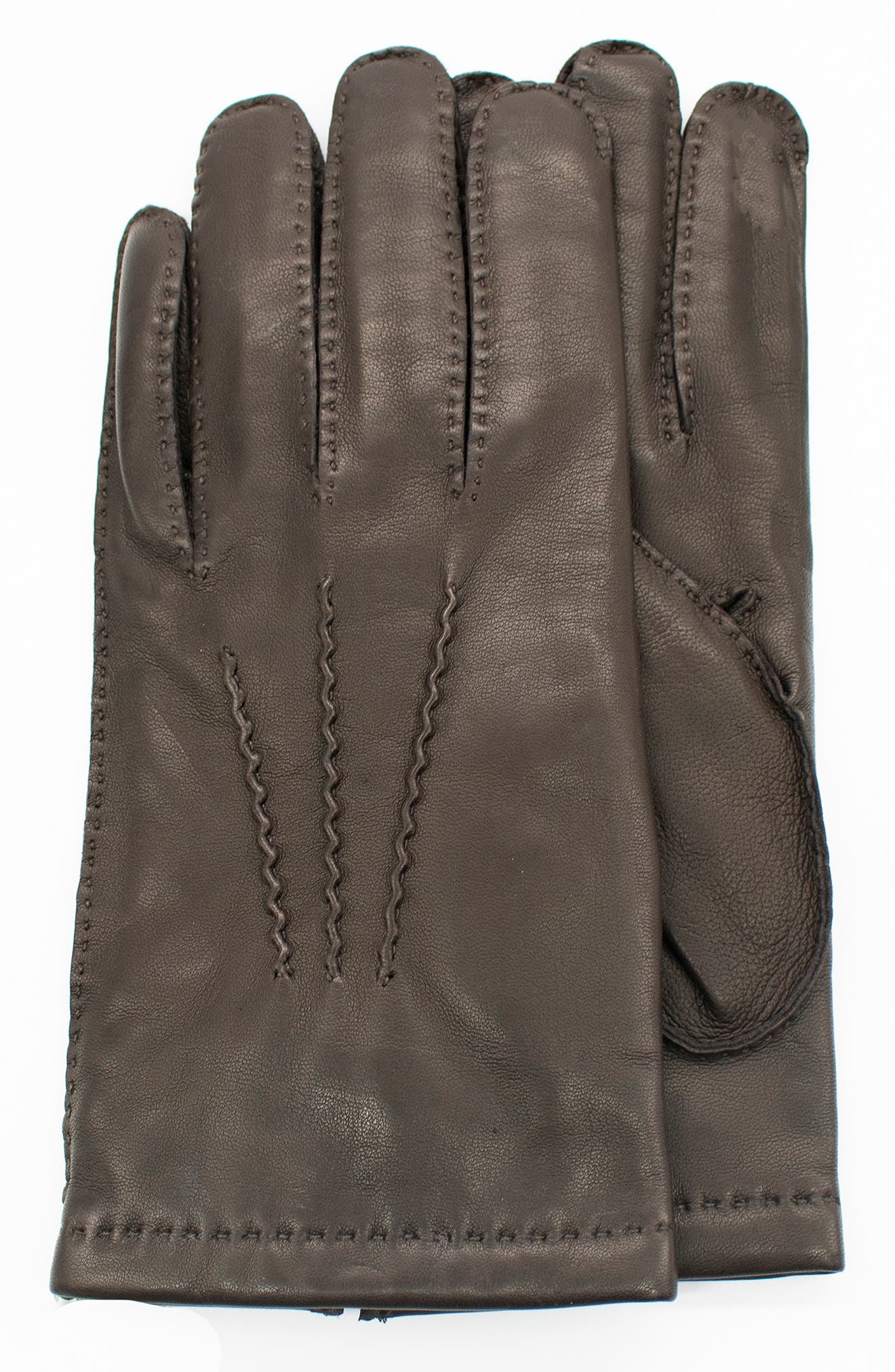 Portolano Cashmere Lined Handsewn Corded Gloves