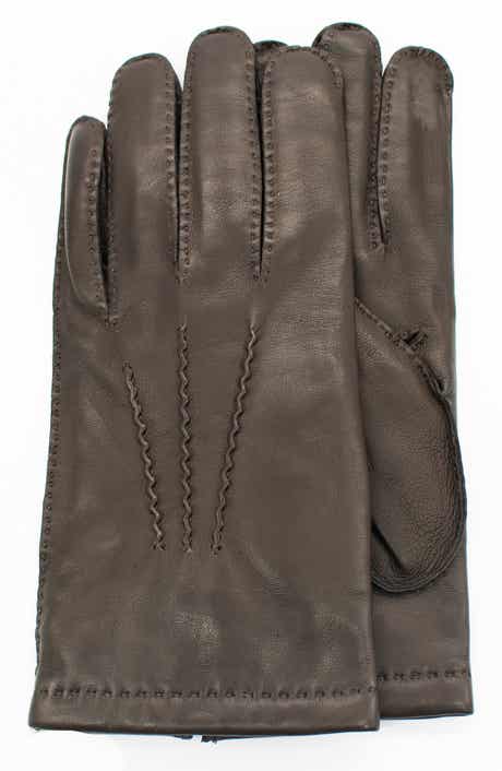 Portolano Cashmere Lined Handsewn Corded Gloves