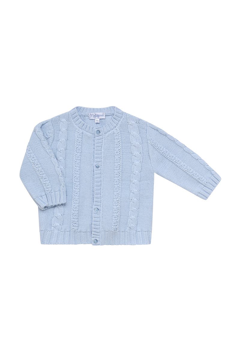 Nellapima Nella Knit Cardigan - Baby, Main, color, Blue