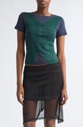 Eckhaus Latta Lapped Baby Tee