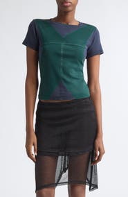 Eckhaus Latta Lapped Baby Tee