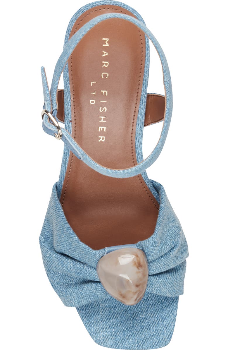 Marc Fisher LTD Candey Platform Sandal, Alternate, color, Blue