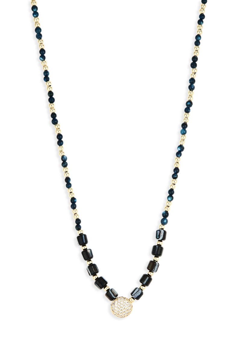 Circle Pendant Necklace, Main, color, GOLD