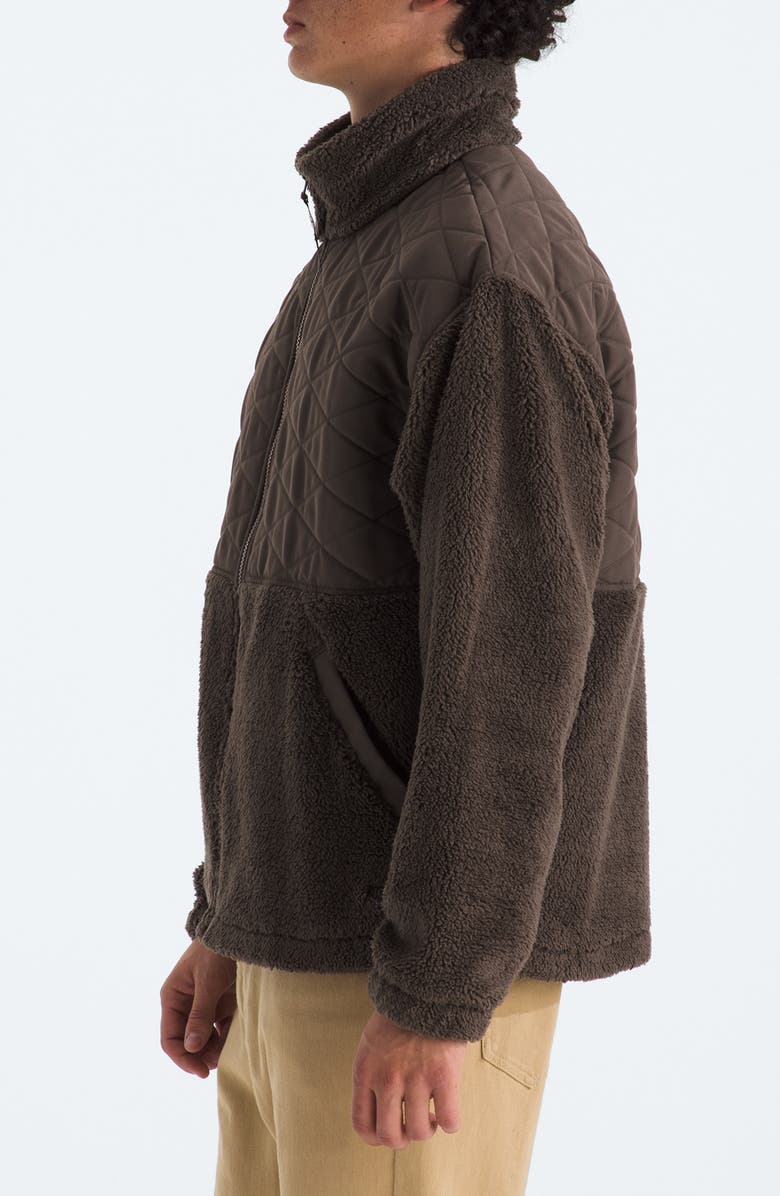 The North Face Cabin Fleece Jacket, Alternate, color, Smokey Brown