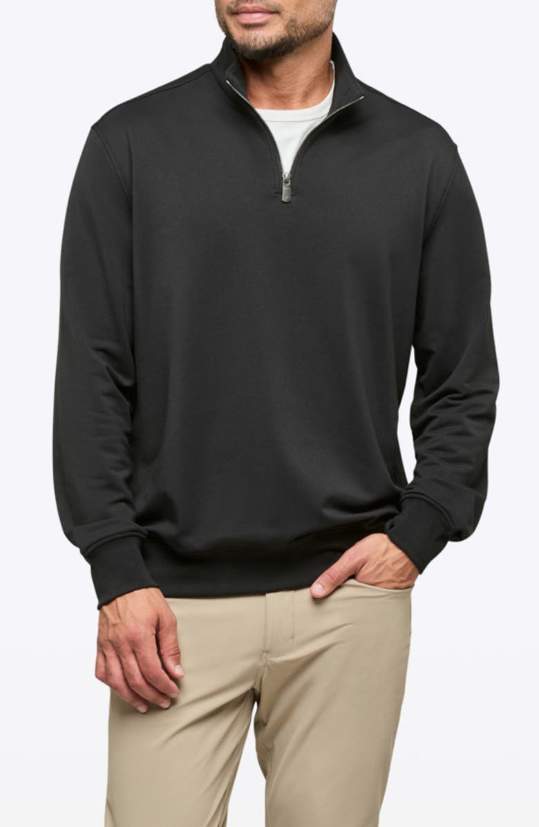 Cuts Hyperloop Quarter Zip, Main, color, Black