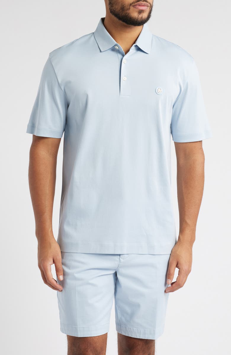BOSS C-Parris Polo, Main, color, Light/ Pastel Blue